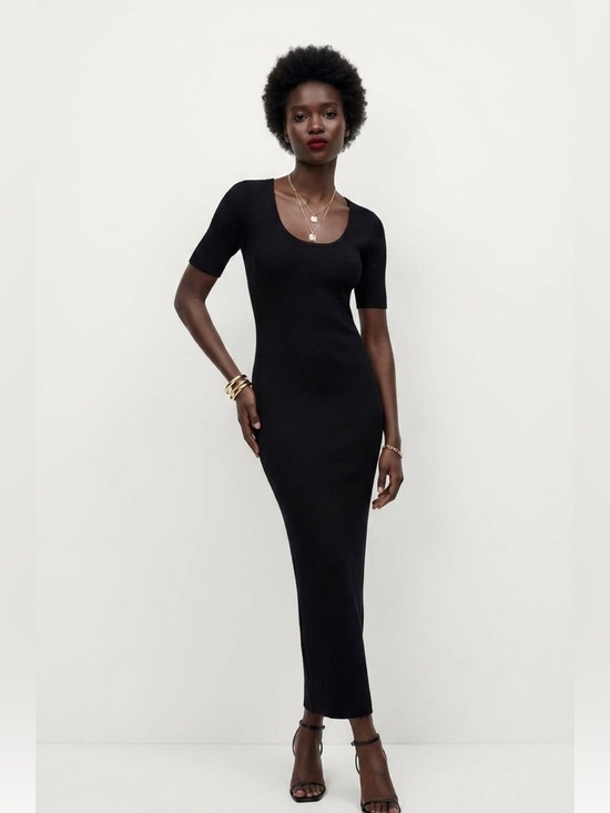 Zara Dresses & Skirts - Zara black Knit maxi dress
